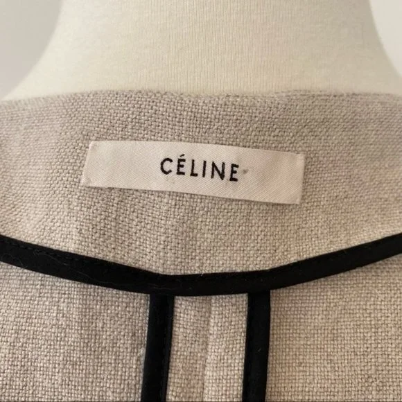 CELINE MIDI LINEN DRESS | SIZE FR 38/US 6 | NWT | RETAILED FOR $1,550 - Picture 4 of 14